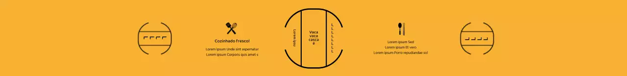 Caixa Bento japonesa simples amarela