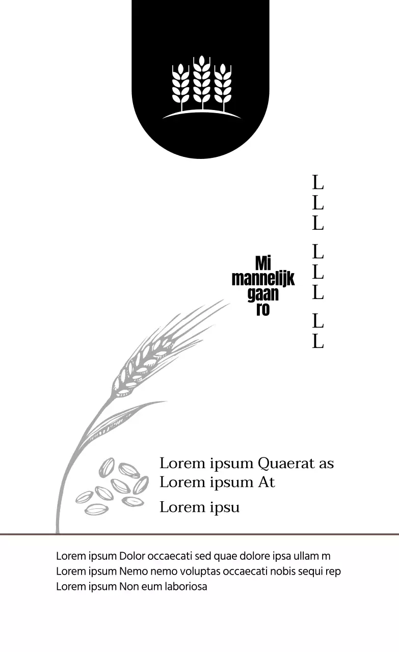 Witte illustratie schone traditionele voedseletiketten