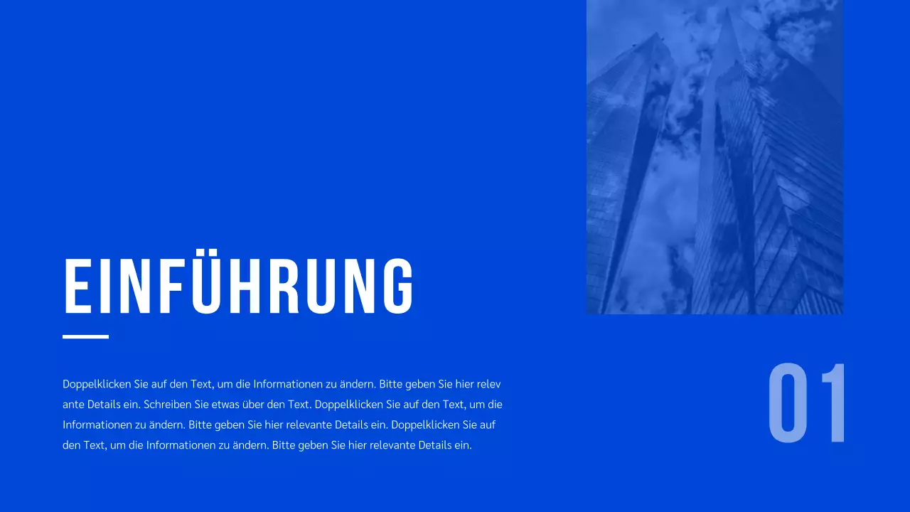 Grundlegende Präsentation