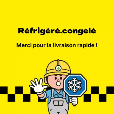 Autocollants pour aliments surgelés