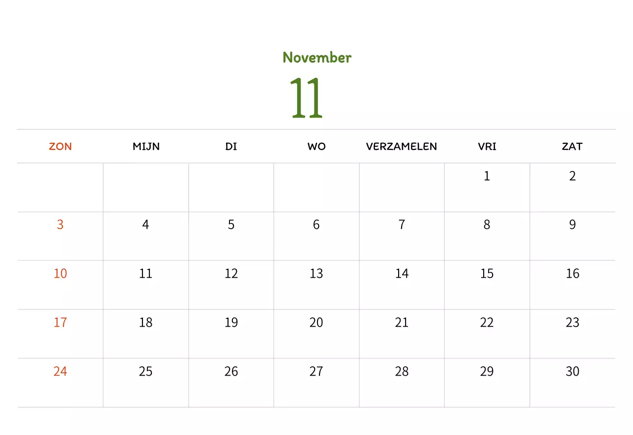 Stempelillustraties met een warm concept