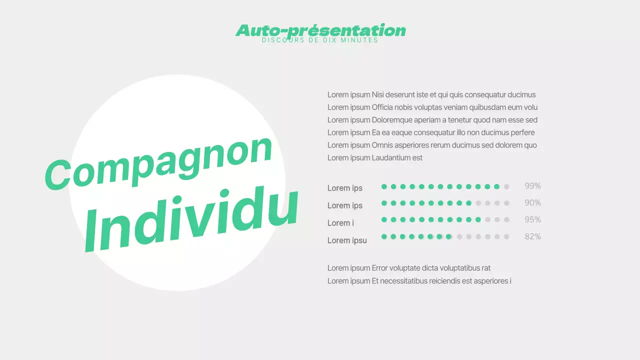 Discours de 10 minutes de Chulwoong Kim