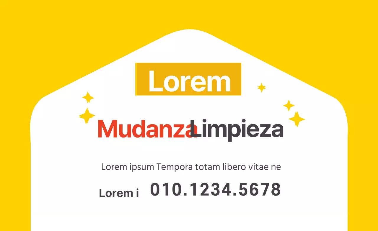 Ilustración amarilla lindo servicio de limpieza holbo