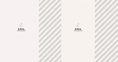 Cadeaushop met ivoorkleurig streeppatroon