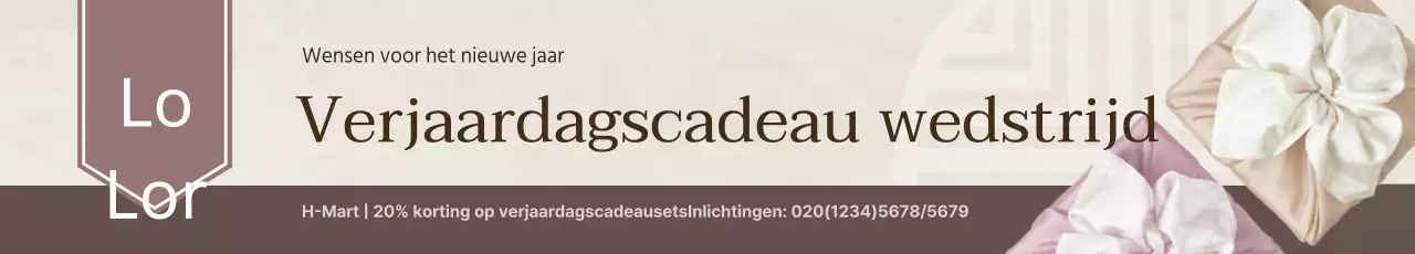 Lunar Nieuwjaar Geschenkenwedstrijd