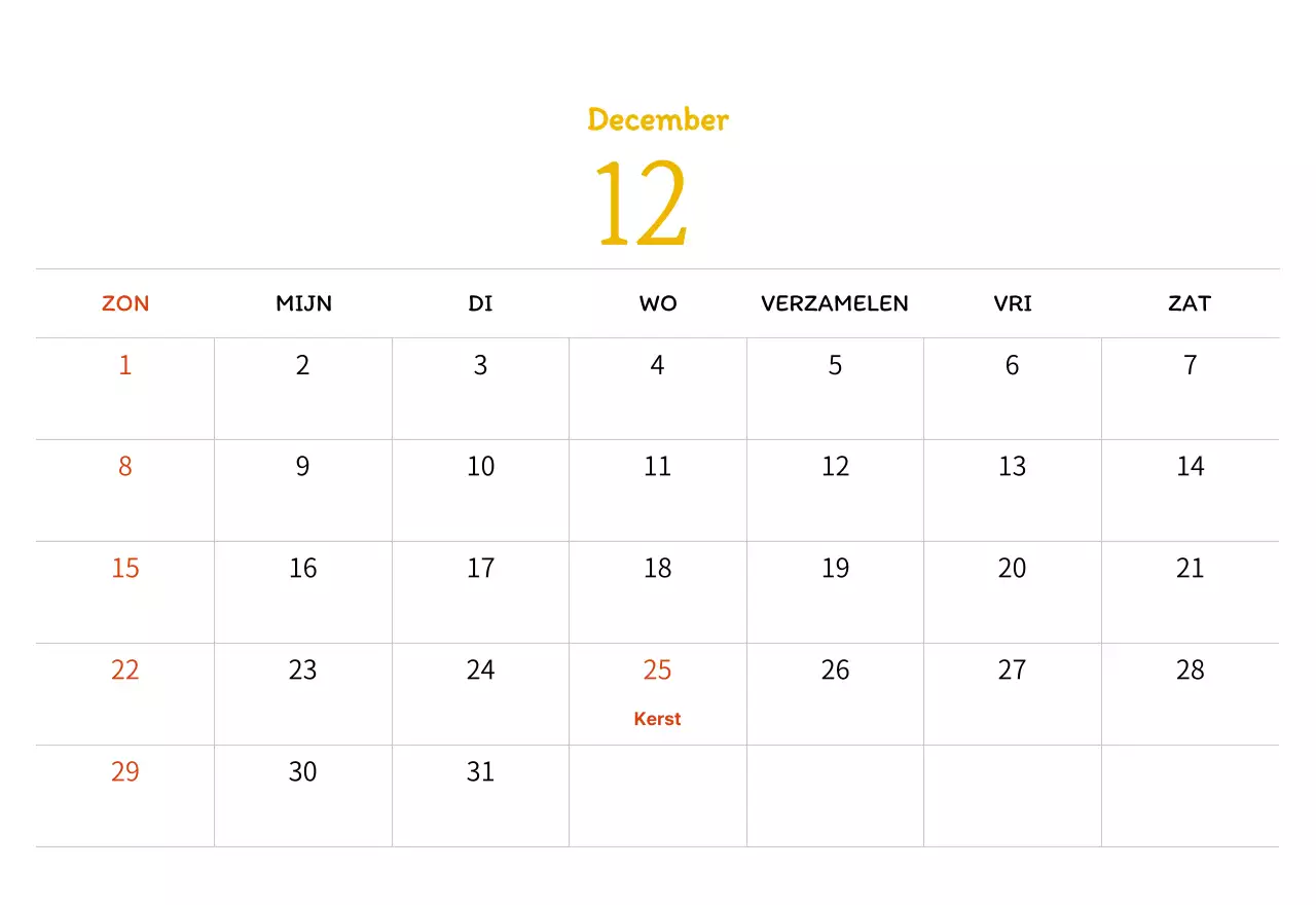 Stempelillustraties met een warm concept