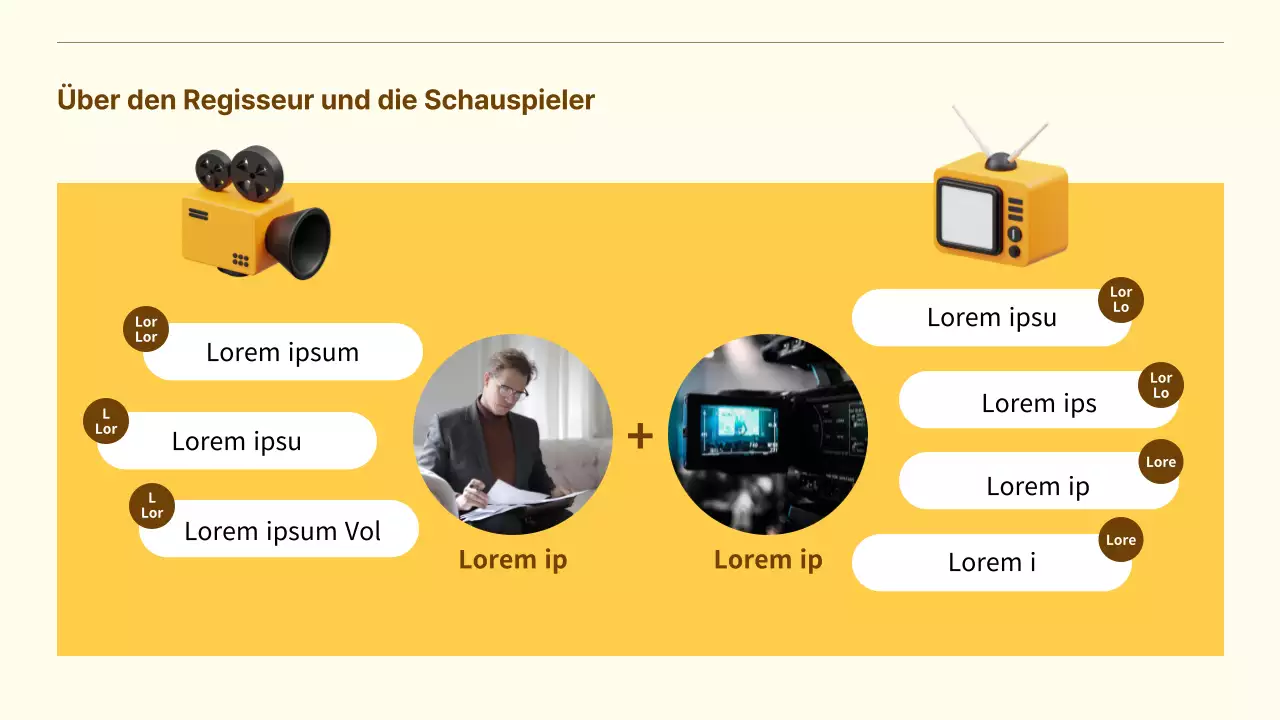 Ein schöner gelber Vorschlag für ein Unternehmenssponsoring