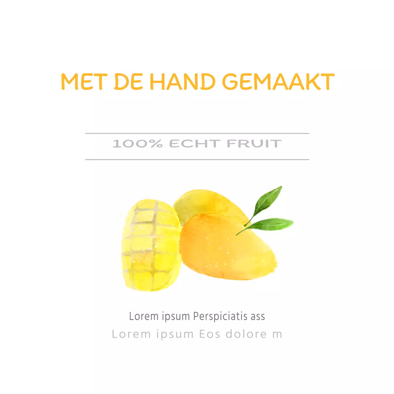 100% ECHTE FRUIT Mango