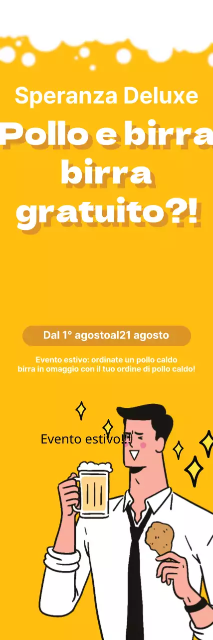 Birra gratis a Chimac?