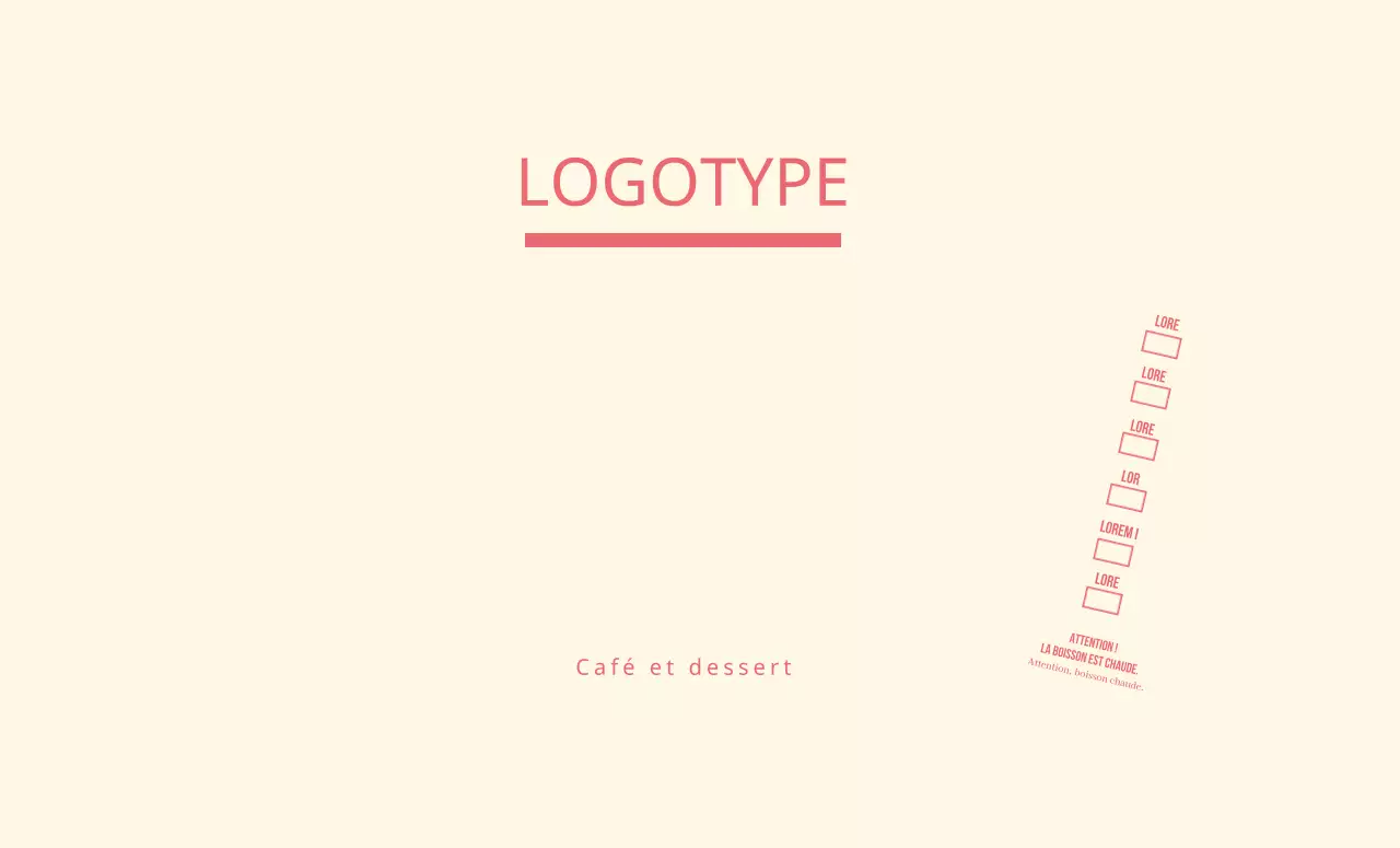 Texte simple jaune rose