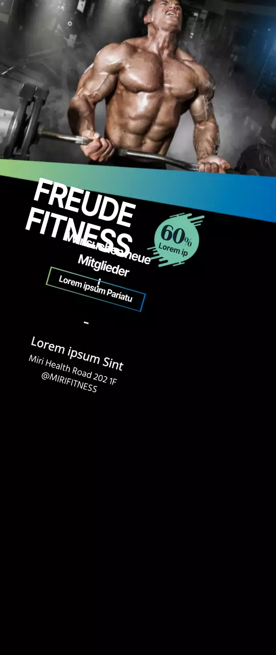 Cleaner Stil in Limettengrün und Blau für die Anwerbung und Werbung neuer Mitglieder für den Diet Petite Shop