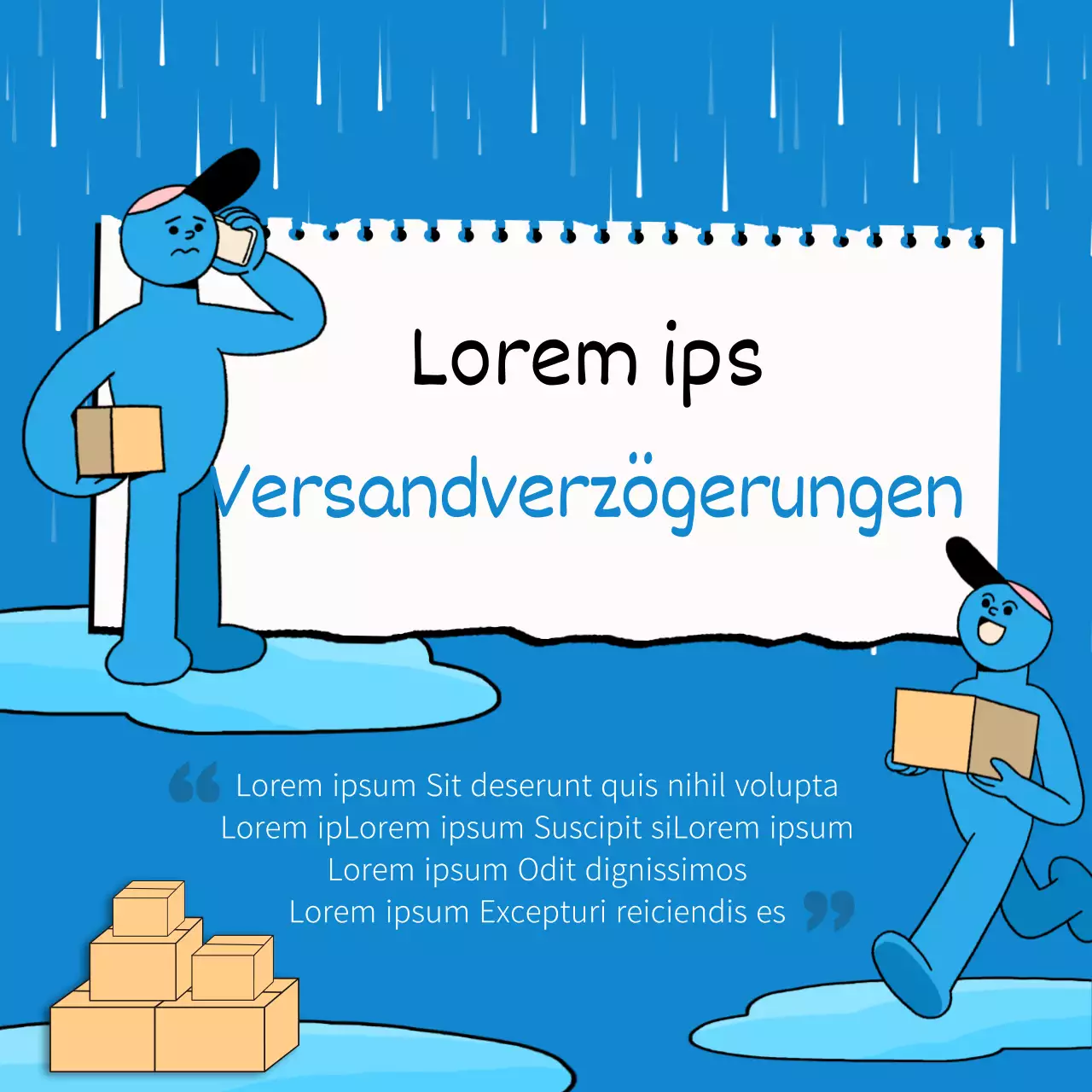 Blue's einfacher Leitfaden für Verspätungen in der Regenzeit