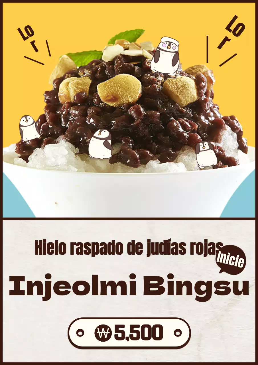 Nueva carta de helados