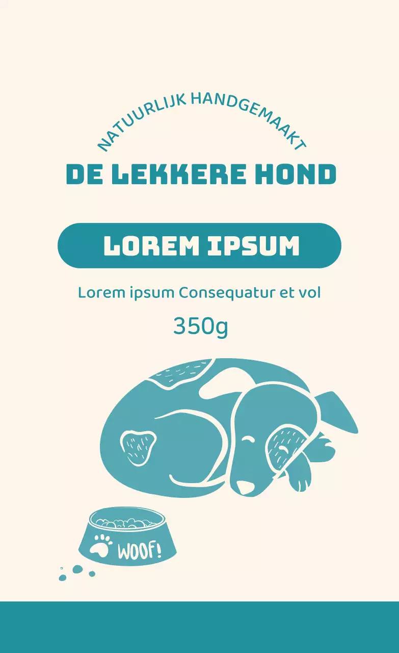 Mint Geïllustreerde Zelfgemaakte Traktatie Labels