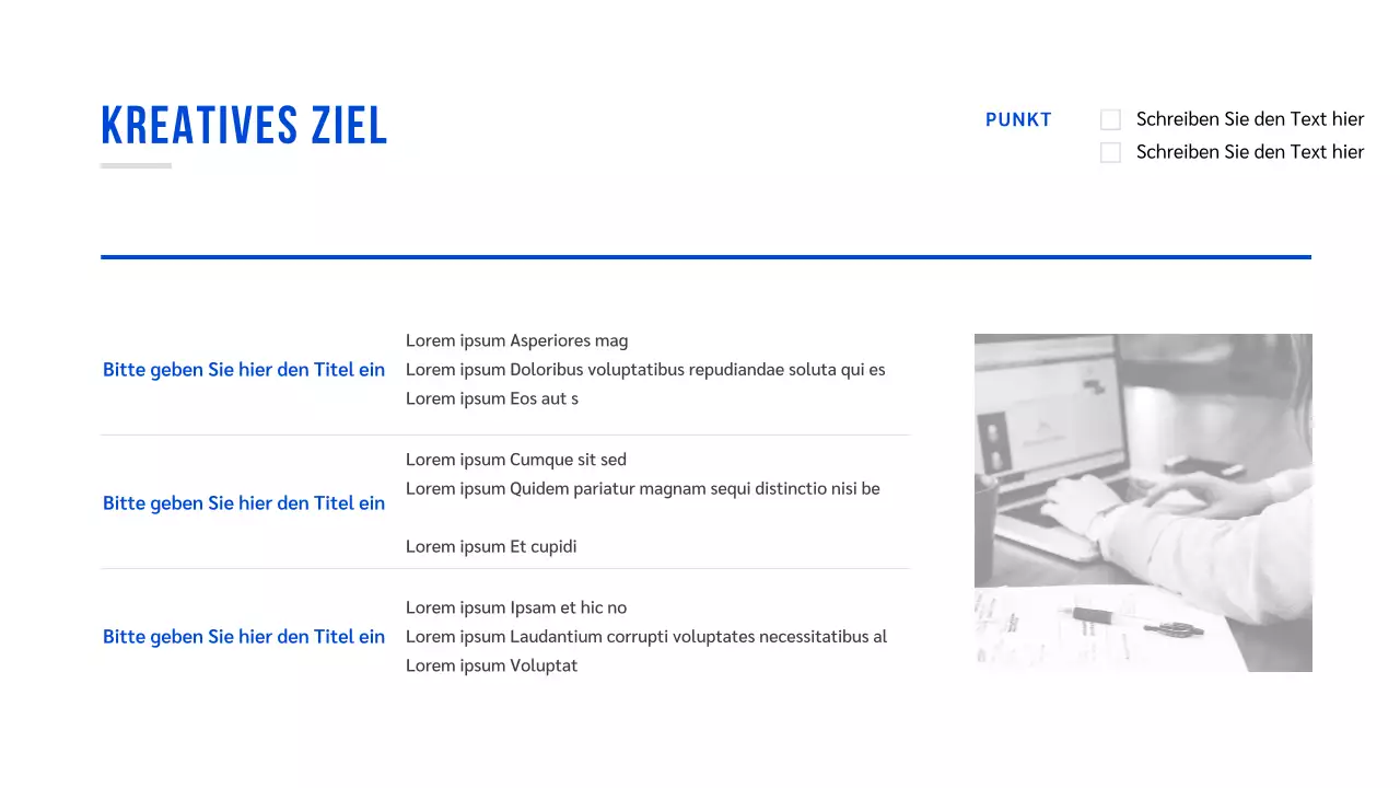 Grundlegende Präsentation