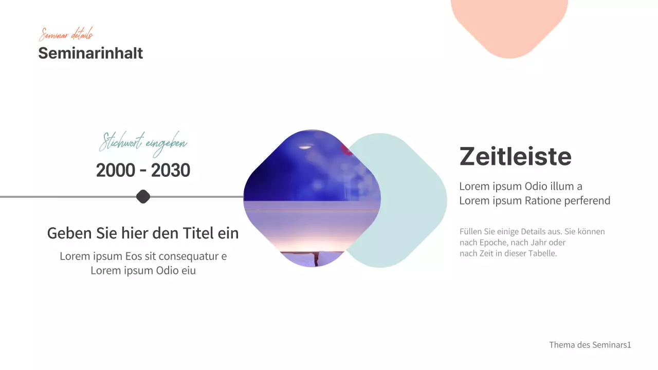 Präsentationen für Seminare