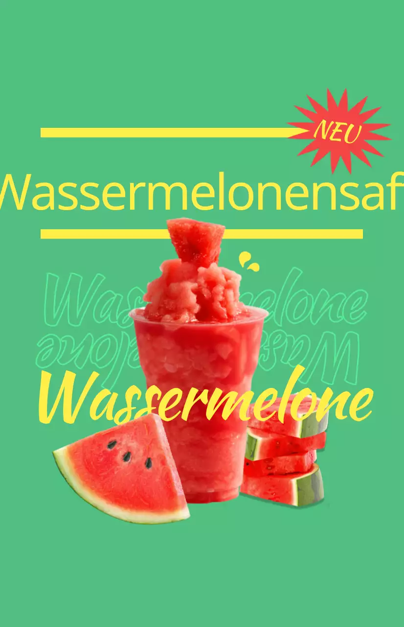 Bewerben Sie Ihr Café-Menü mit farbenfrohen, illustrierten Getränkebildern und Texten