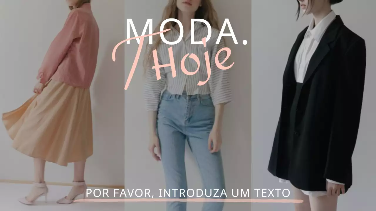 Álbum fotográfico Fashion Howl em cinzento cor-de-rosa