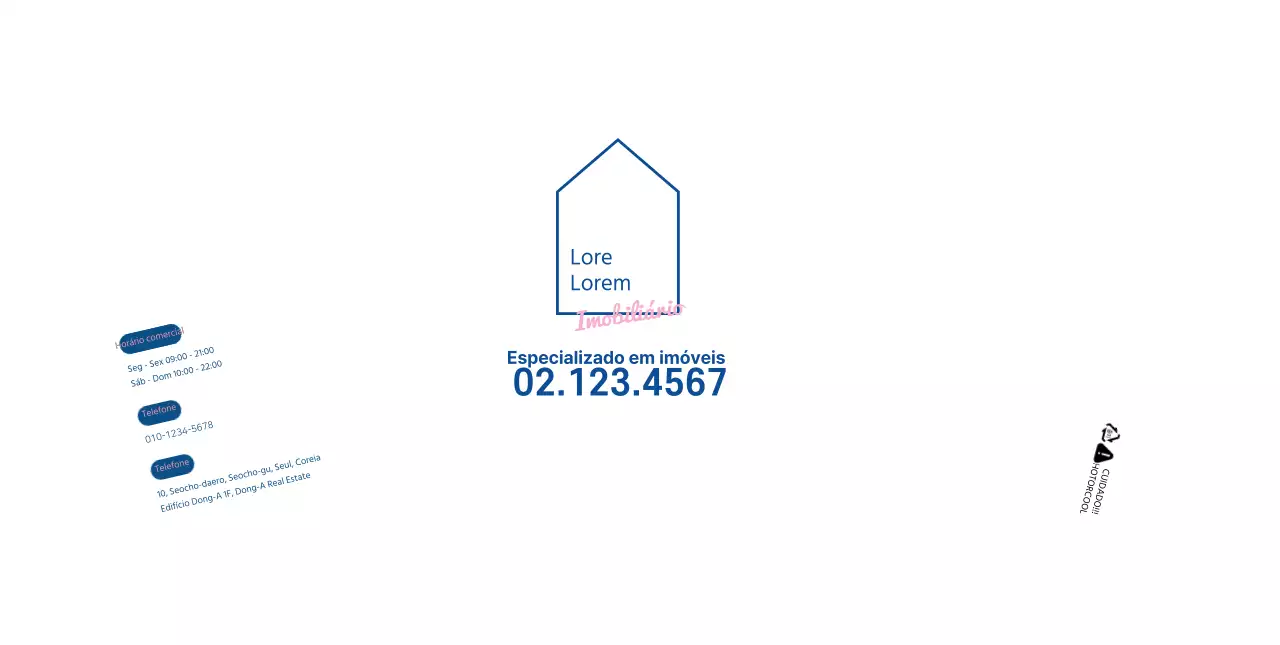 Ilustração de linhas brancas e limpas do sector imobiliário