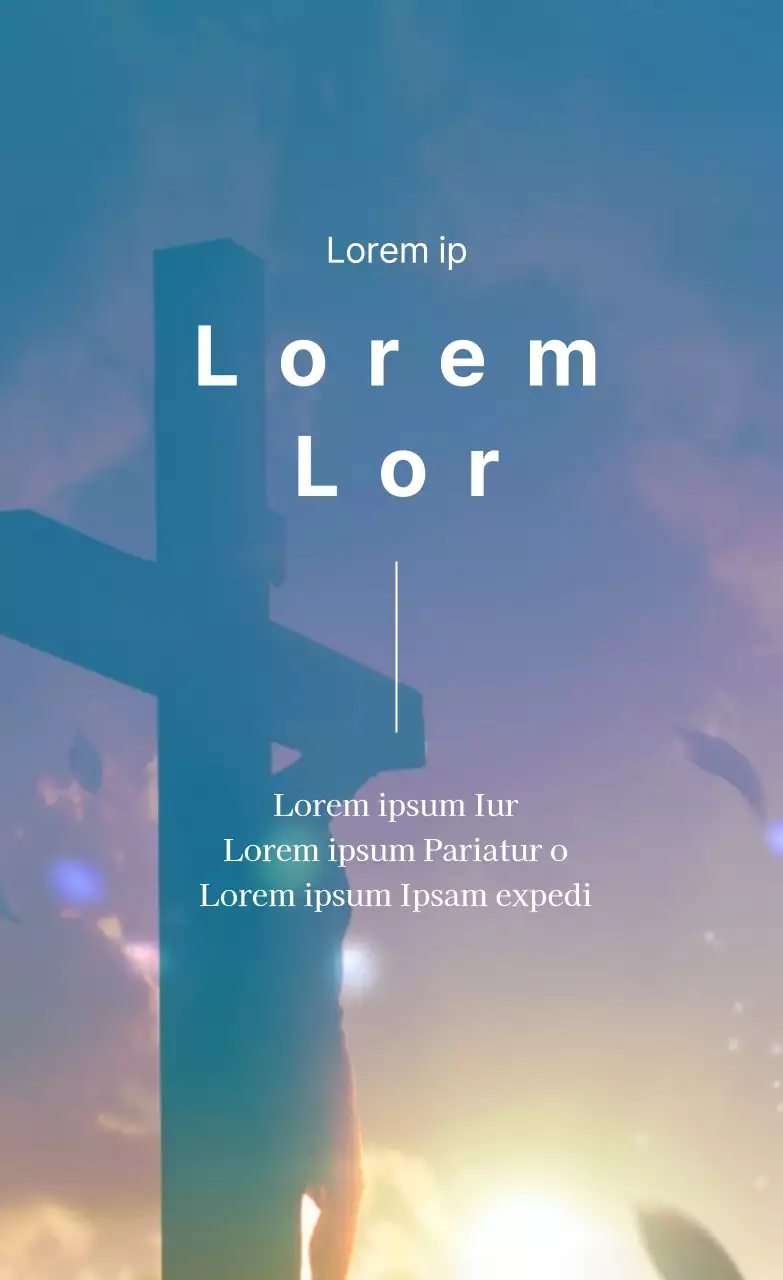 Autocollant pour le cercle de l'église de Pâques