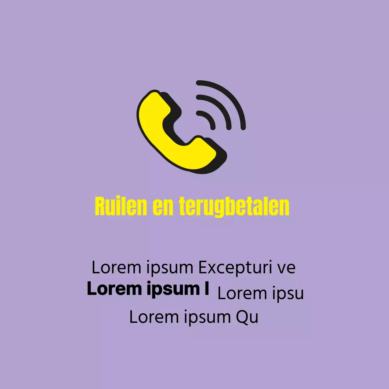 Ruilen en terugbetalen