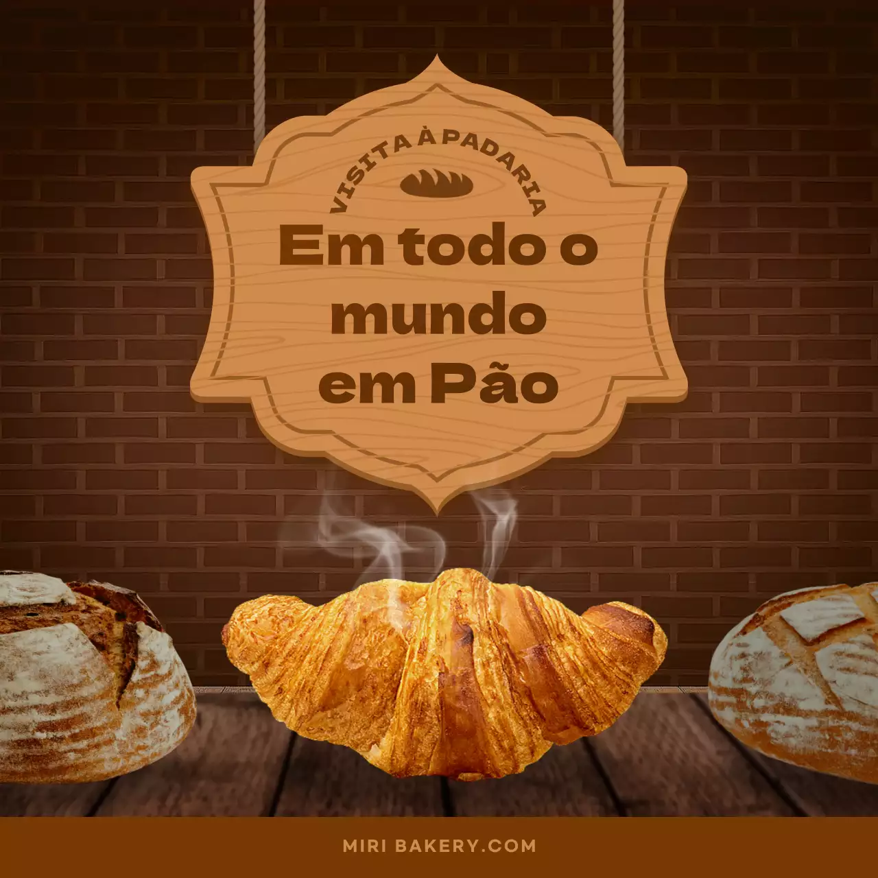 A Brown's Bakery concebe a viagem do pão à volta do mundo