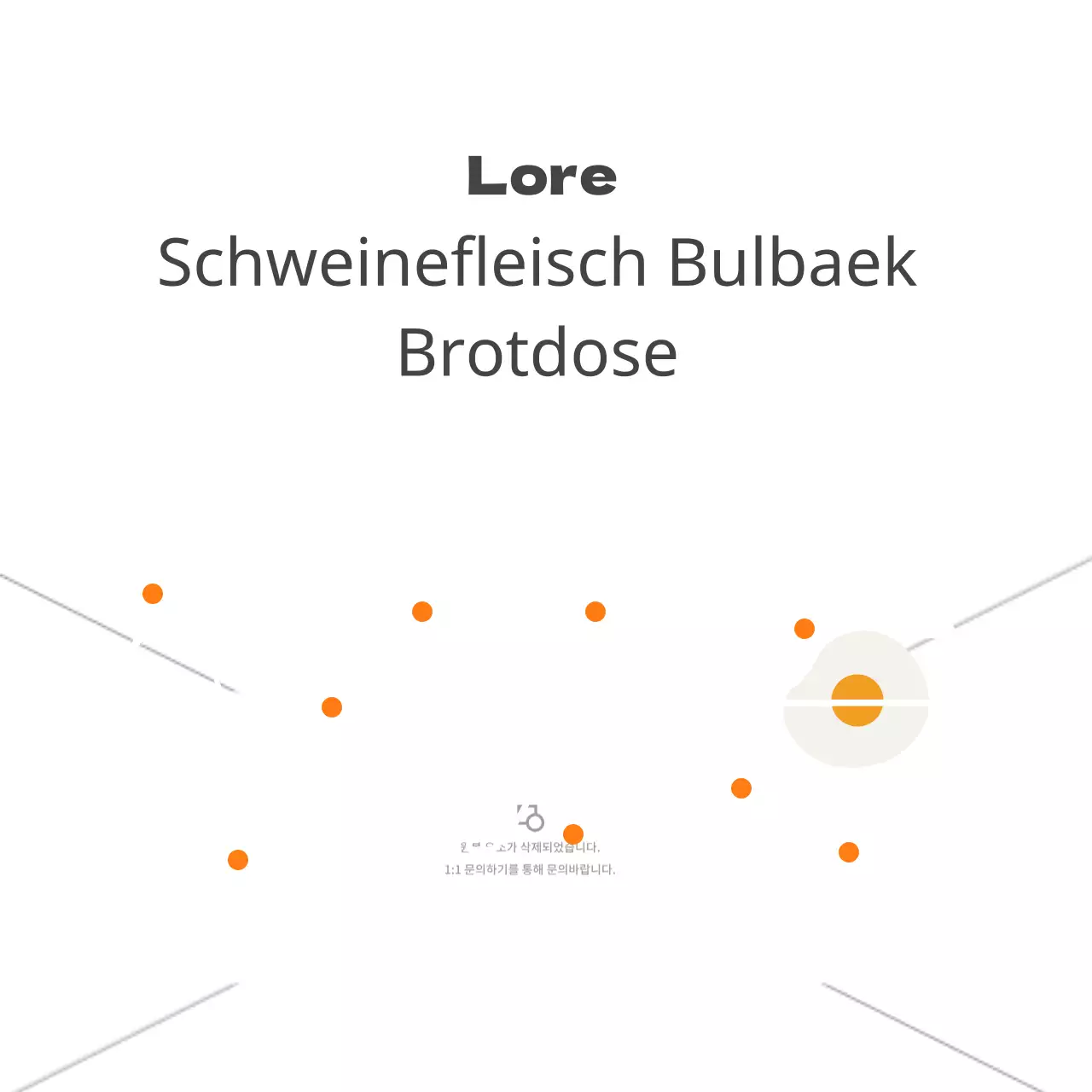 Schweinefleisch Bulgogi Bento