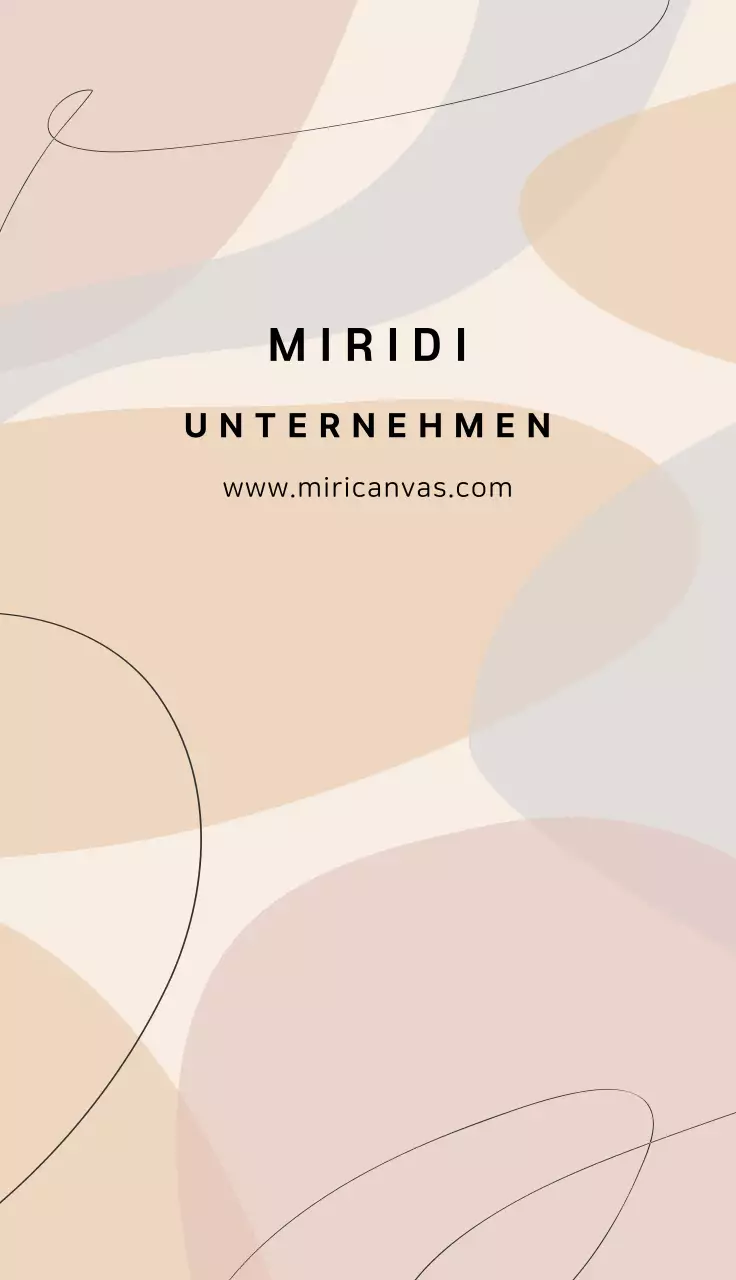 Geometrisches Unternehmen in Pastellfarben