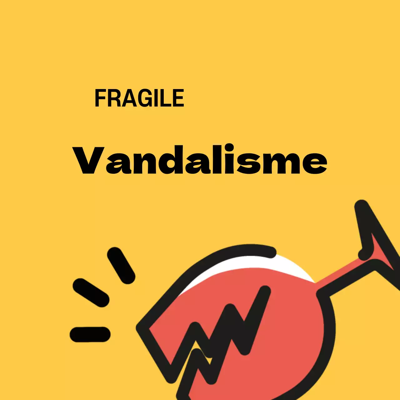 Autocollants contre le vandalisme