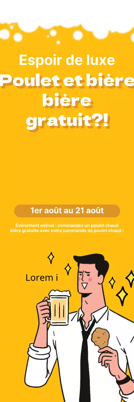 Bière gratuite à Chimac !