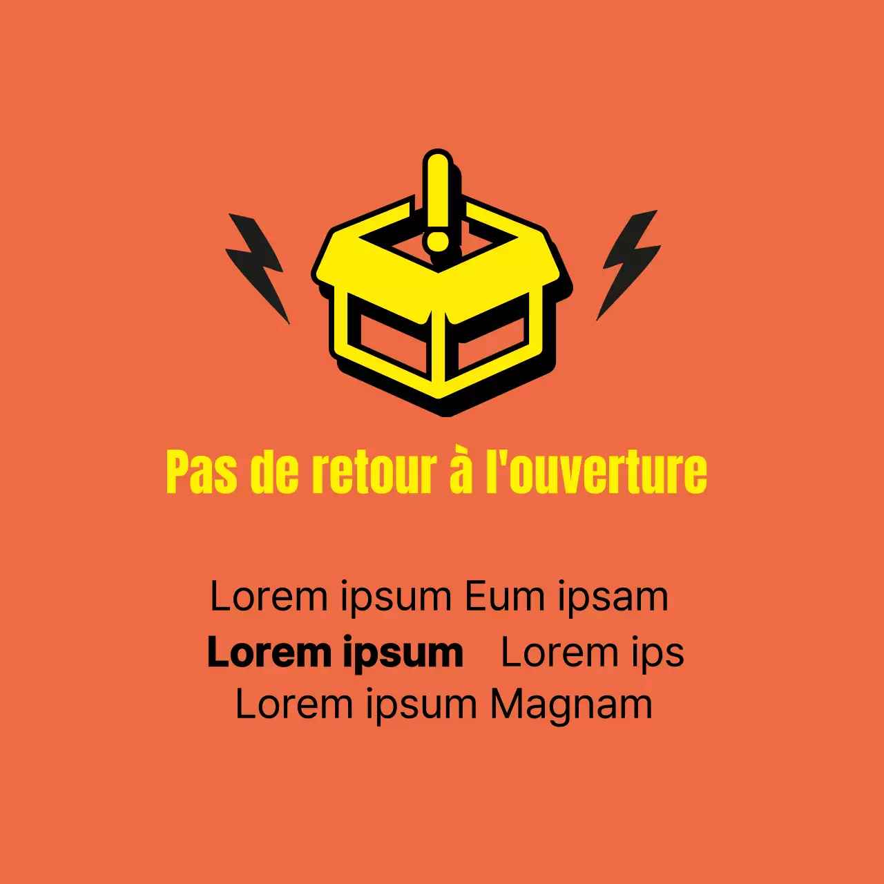 Pas de retour à l'ouverture