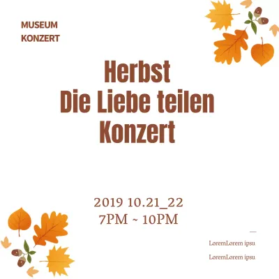 Herbstkonzert_Quadratisches Banner