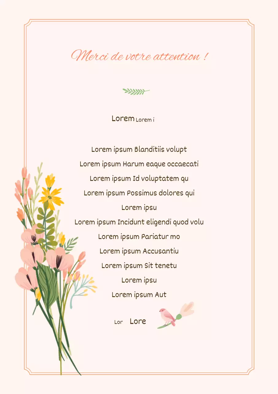 Une carte de remerciement à votre professeur