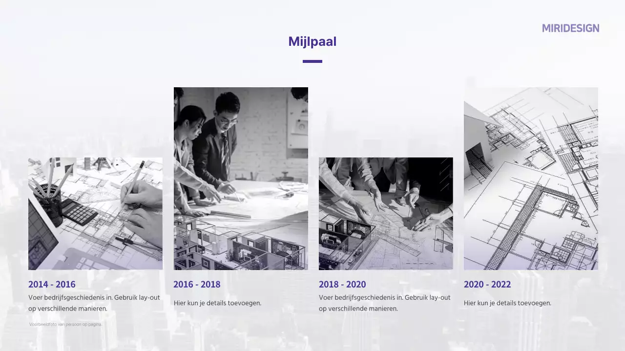 Paars getinte begeleidende brief sjabloon