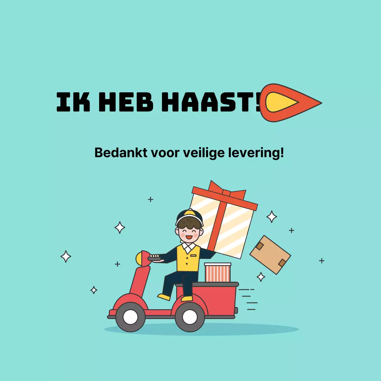 Stickers voor versnelde verzending