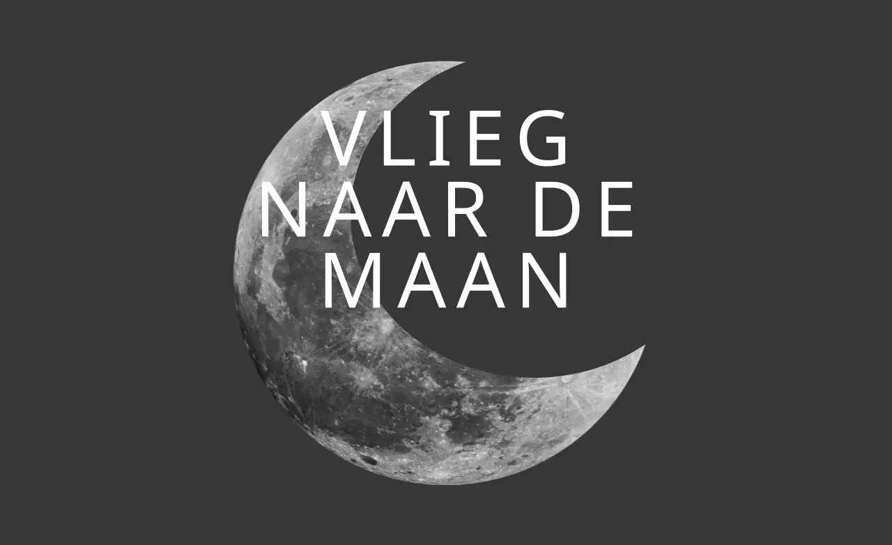 Naar de maan vliegen