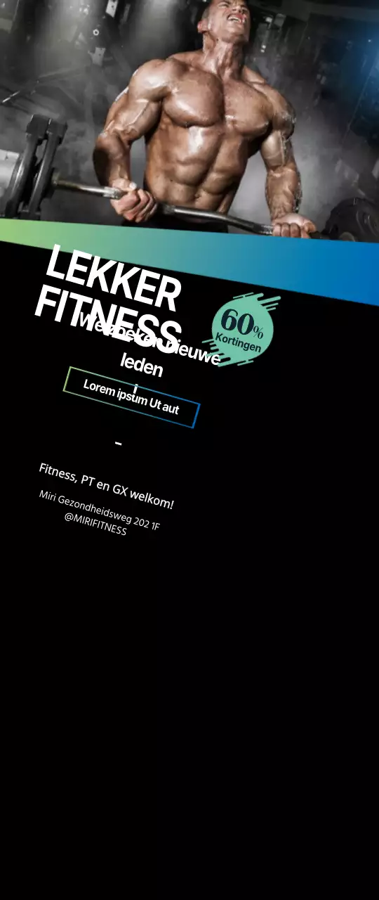 Strakke stijl in limoengroen en blauw voor het werven en promoten van nieuwe leden voor de Diet Petite Shop