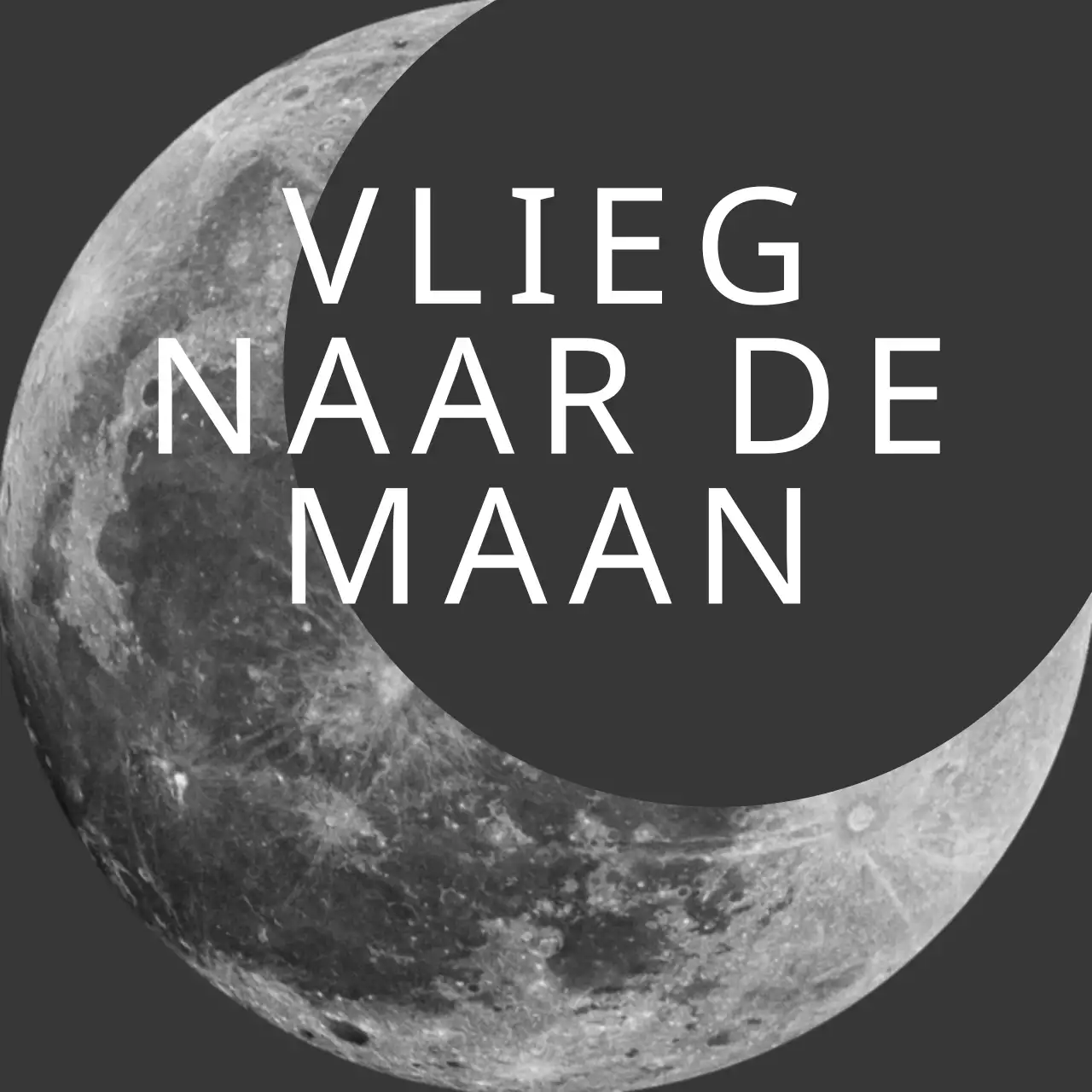 Naar de maan vliegen