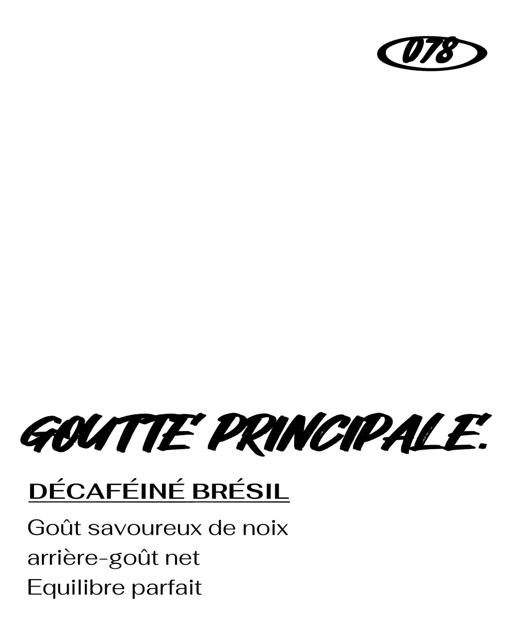 Dessin avec des descriptions de haricots accentuées par un texte manuscrit noir et rugueux.