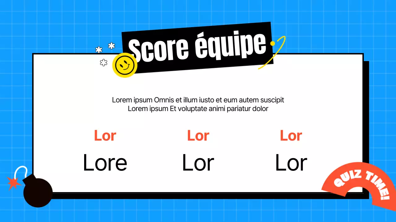 Thème des jeux récréatifs menthe et jaune