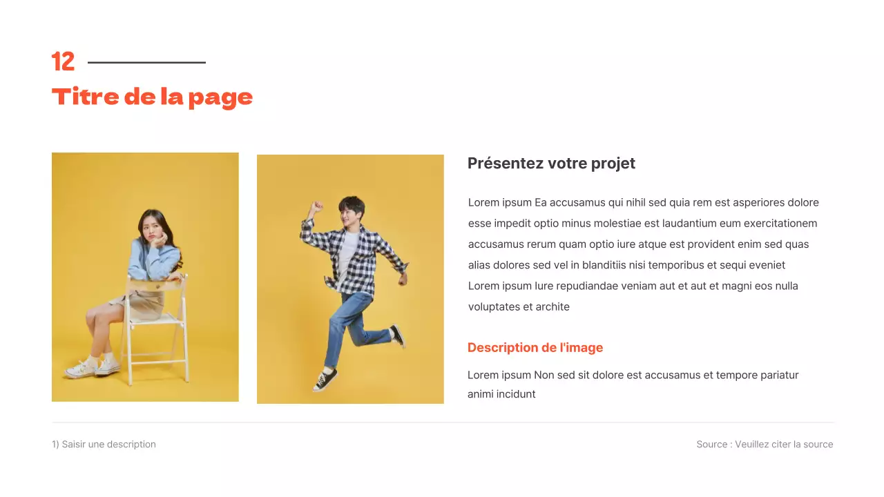 Des présentations propres