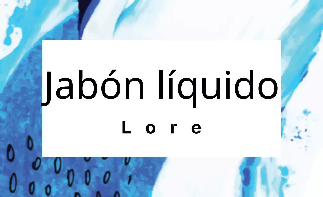 Jabón líquido