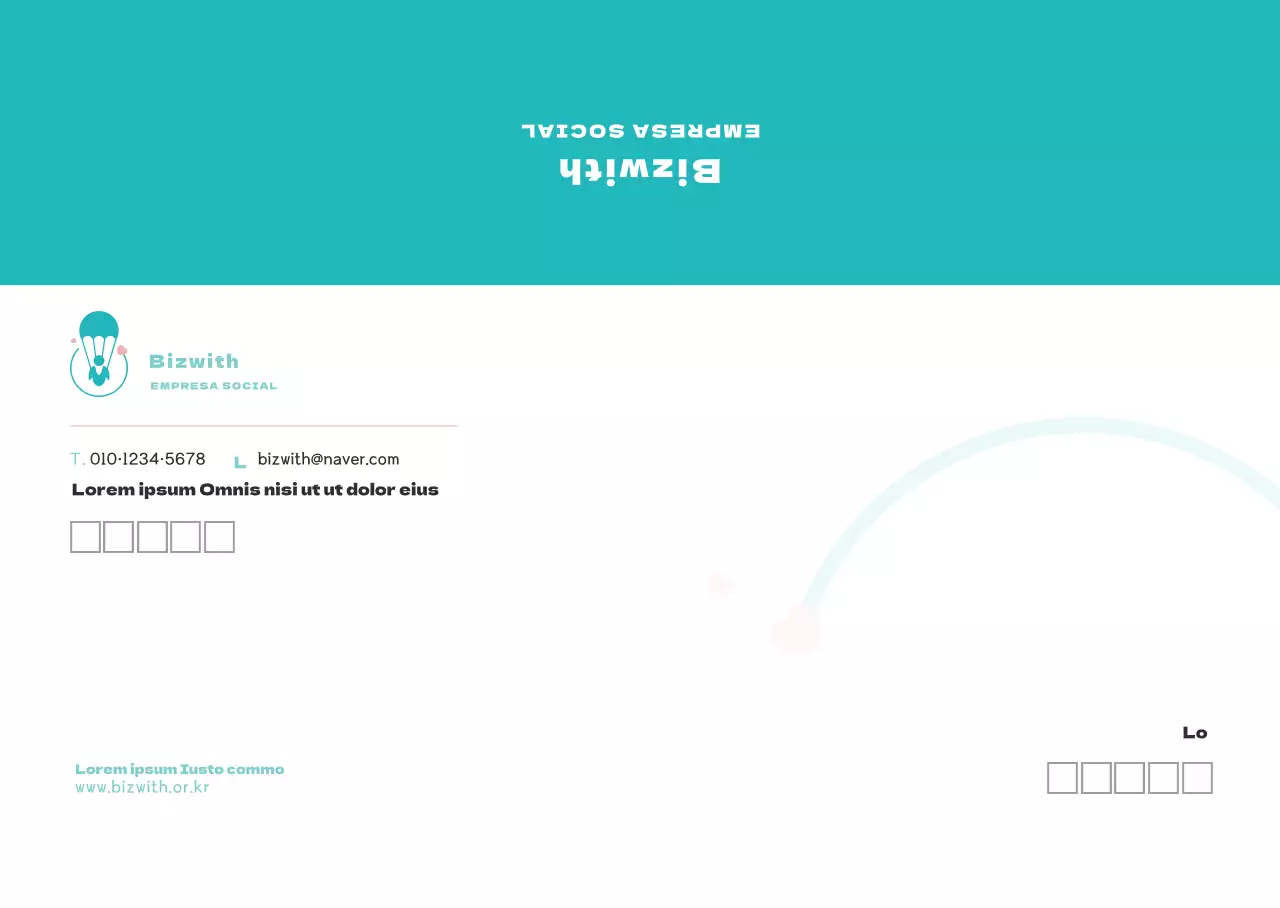 logo azul negocio limpio sin ánimo de lucro