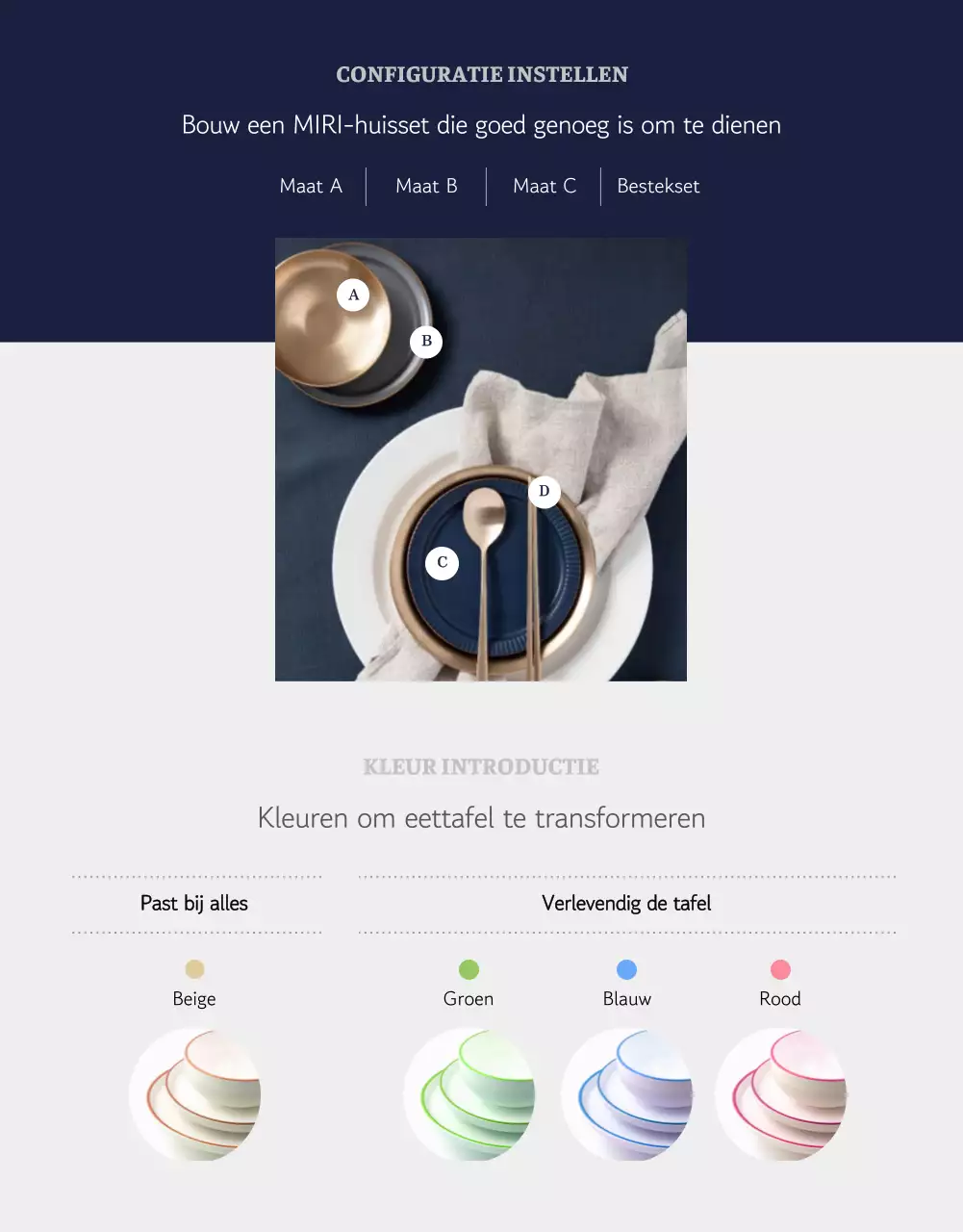 Een keramisch thuiskomstevenement voor pasgetrouwden met een marineblauwe en natuurlijke keuken.