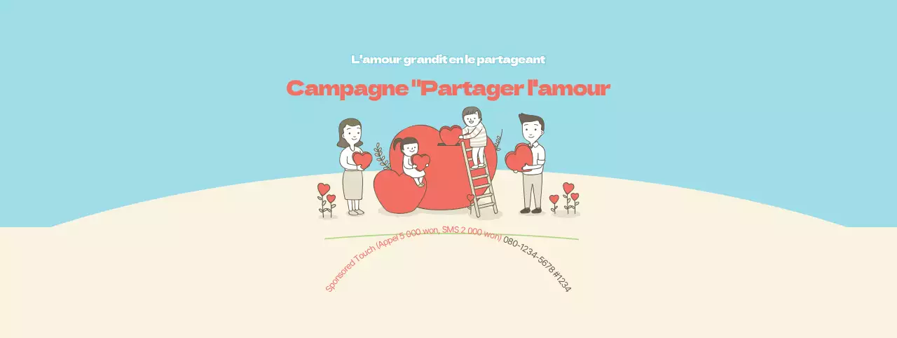 Rouge, bleu et beige pour le quartier