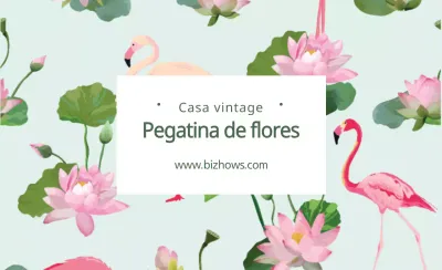 PEGATINA DE FLORES