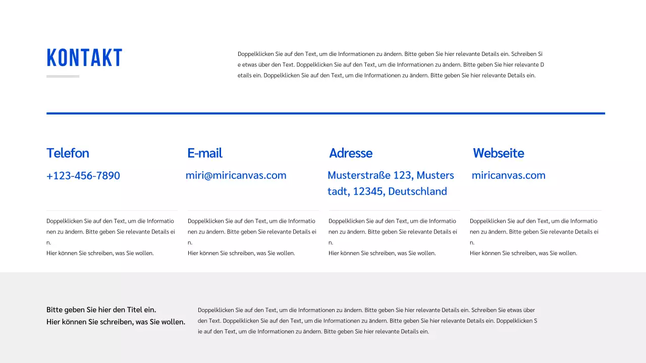 Grundlegende Präsentation