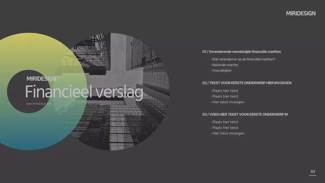 Ontwerpsjabloon grijze cirkel