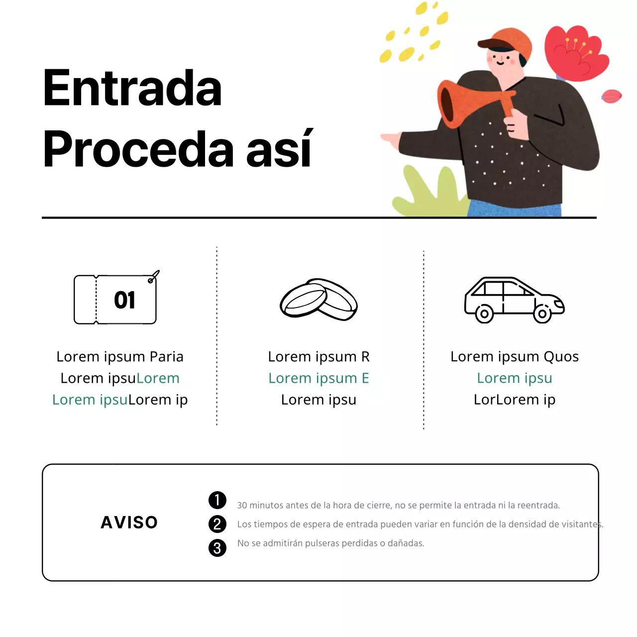 Ilustraciones sencillas y simpáticas en blanco y negro Exposiciones Espectáculos Complejos Instalaciones Información Guía de niebla