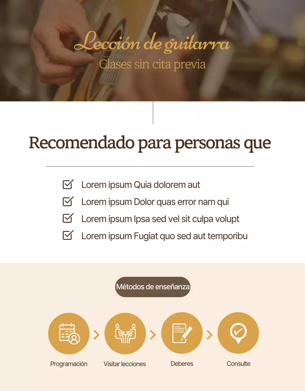 Aprende a tocar suave y emocionalmente toda la lección de guitarra detalles